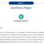 SOLN: NR715 Week 7 Assignment Synthesis Paper